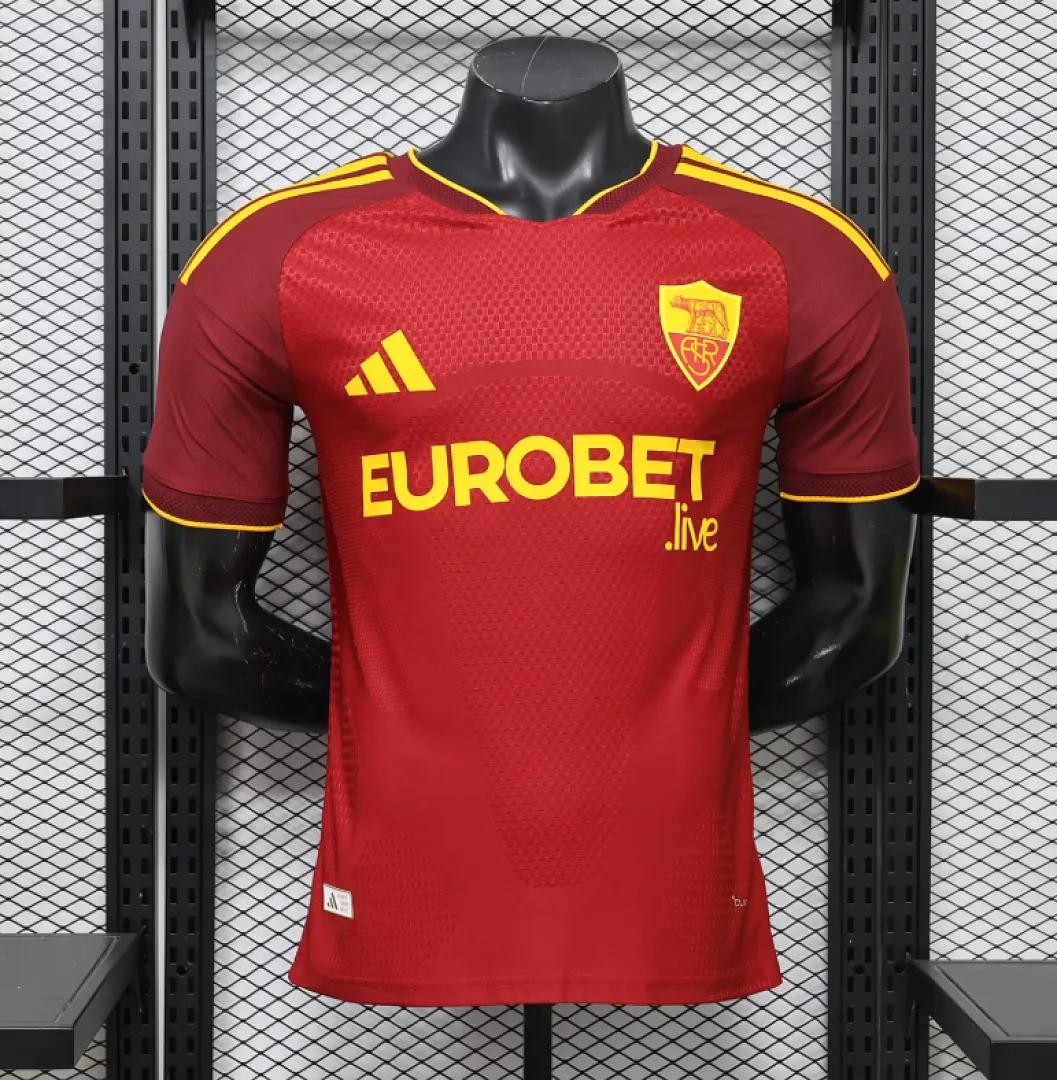 Roma 2026/27 Primera Equipación Camiseta Versión Jugador — 2