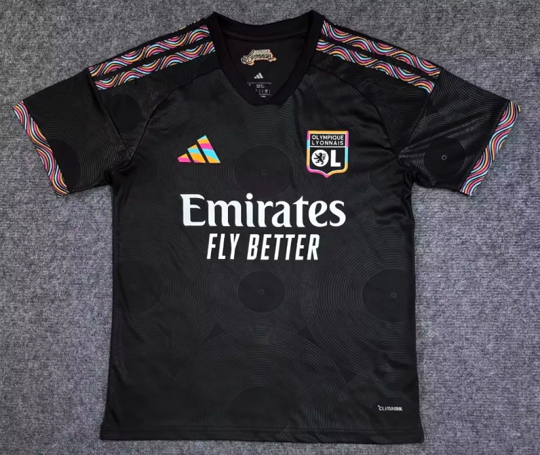 Lyon 2026/27 Third Shirt Black — 2