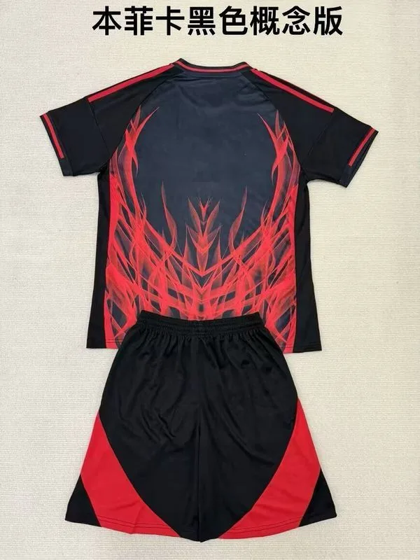 Benfica 2025/26 Kids Kit Concept Black — 1