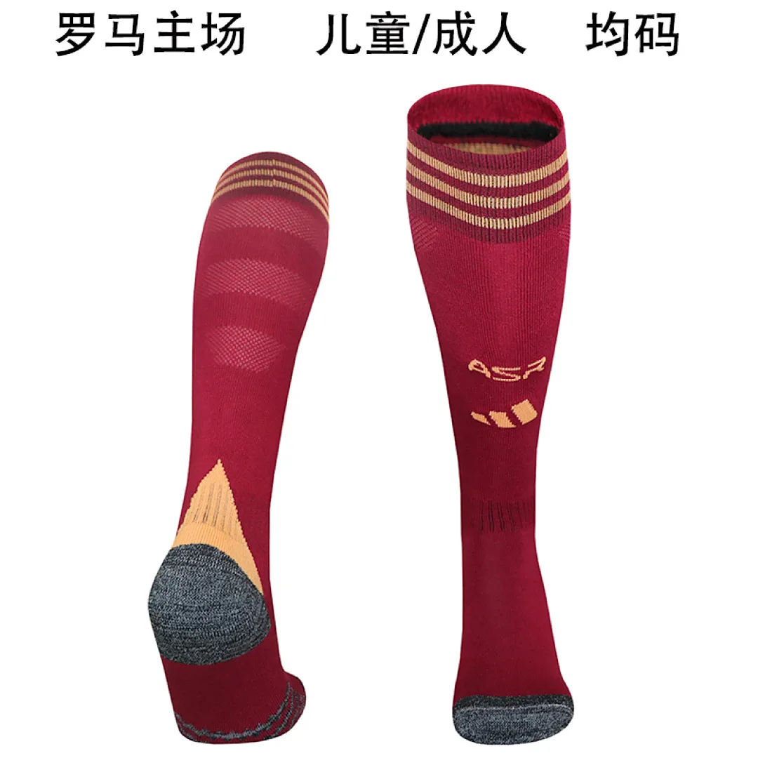 Roma 2025/26 Domicile Chaussettes — 1
