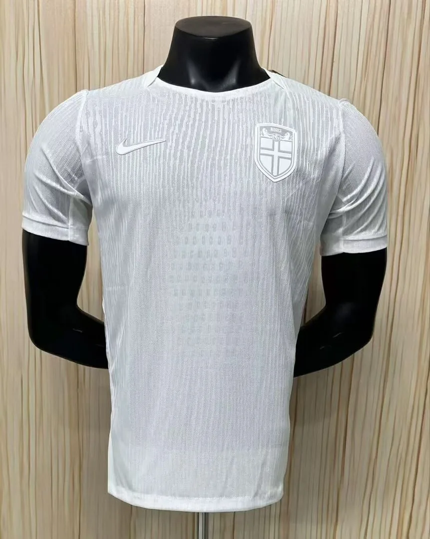 Norwegen 2026 Ausweich Trikot Spielerversion White