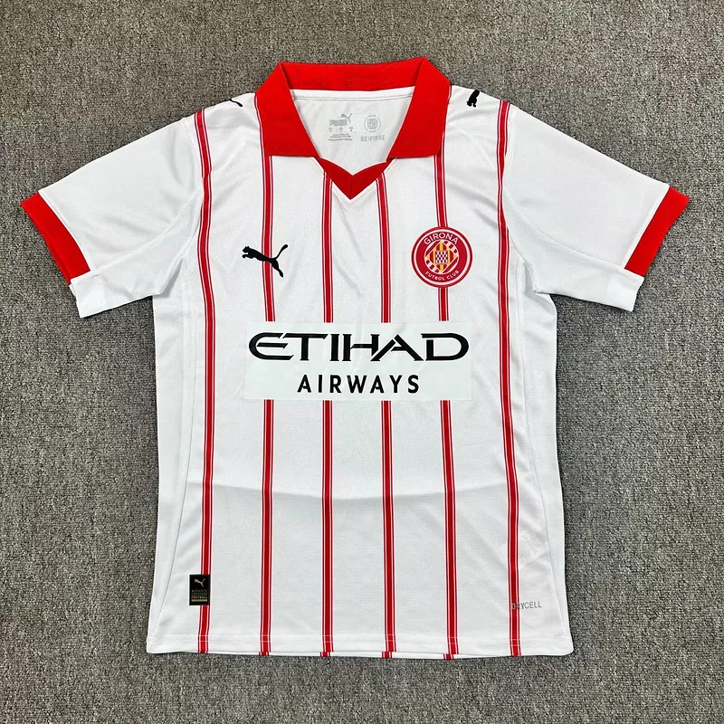 Girona 2025/26 Domicile Maillot Manches Courtes