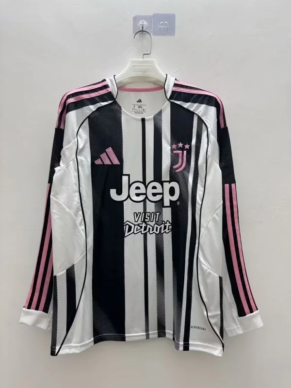 Juventus 2025/26 Primera Equipación Camiseta Manga Larga — 2