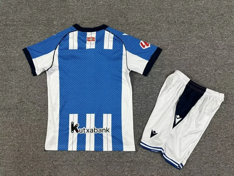 Real Sociedad 2025/26 Home Kids Kit — 2