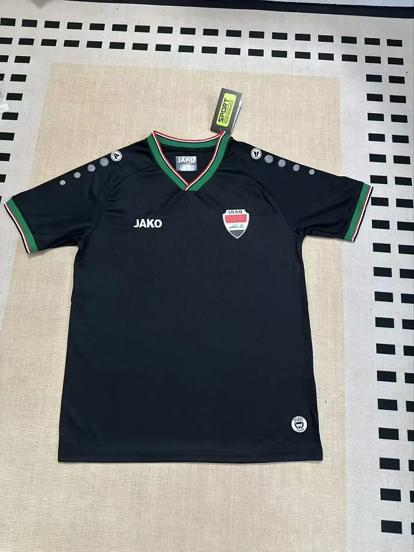 Irak 2026 Tercera Equipación Camiseta Black