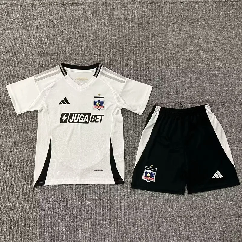 Colo-Colo 2025/26 Home Kids Kit — 1