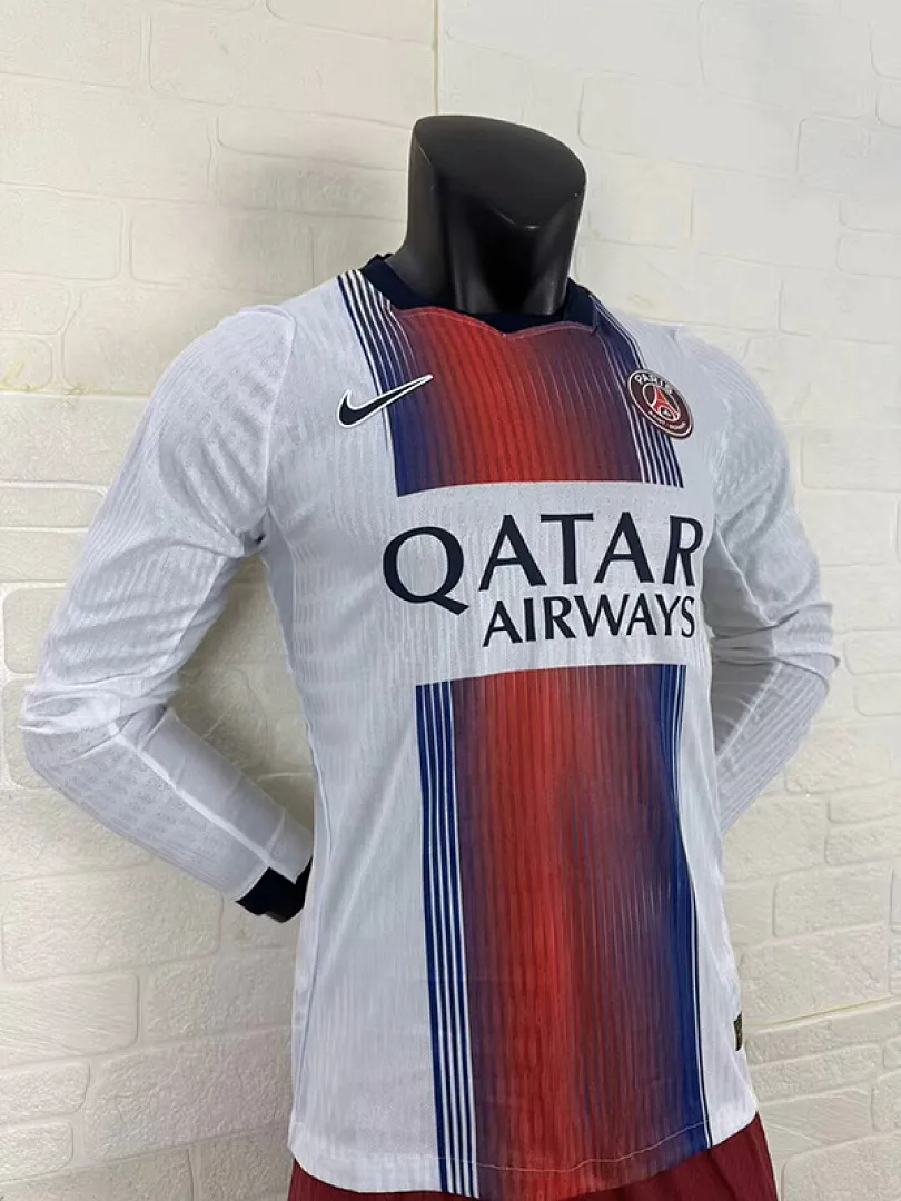 Paris Saint-Germain 2026/27 Segunda Equipación Camiseta Manga Larga Versión Jugador — 2
