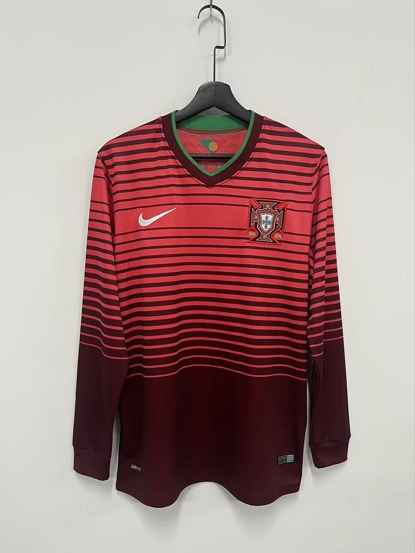 Portugal 2014 Home Shirt Long Sleeve — 2