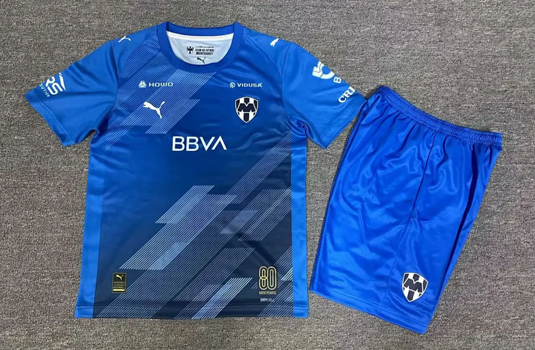 Monterrey 2025/26 Third Ensemble Enfant Blue — 2