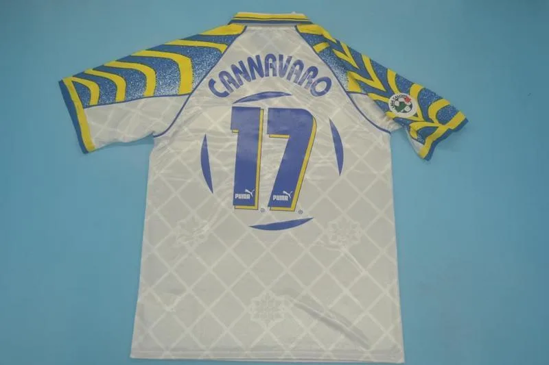 Parma 1995/97 Tercera Equipación Camiseta White — 2