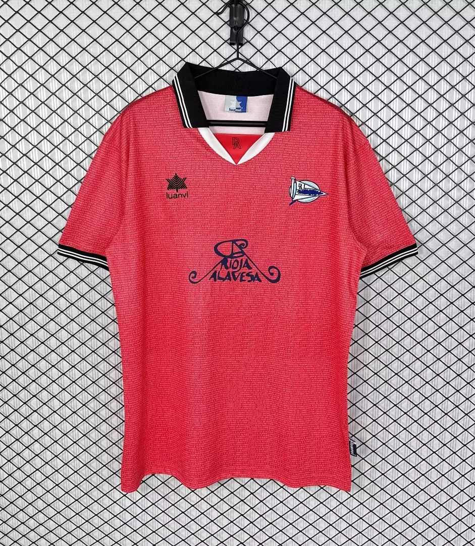 Deportivo Alavés 2000/01 Extérieur Maillot — 2