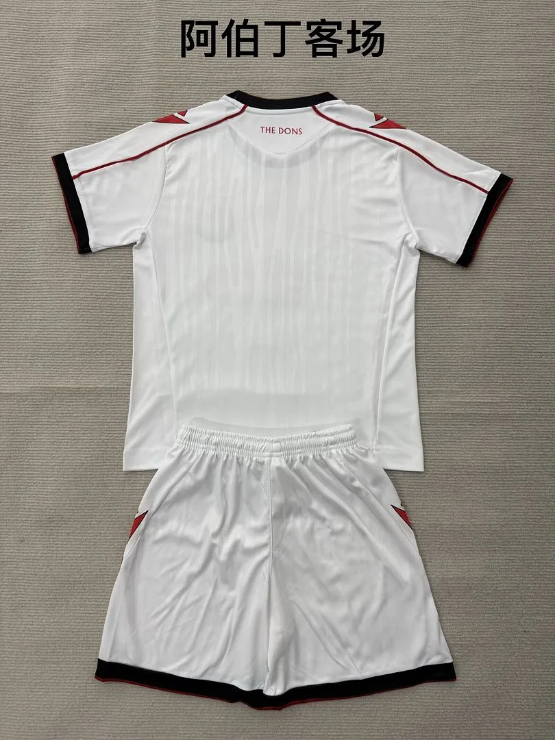 Aberdeen 2026/27 Away Kids Kit White