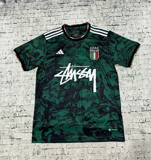 Italy 2024 Shirt Short Sleeve Special Edition Green