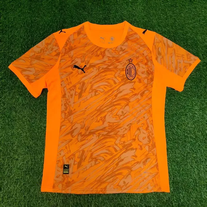 AC Milan 2025/26 Shirt Short Sleeve Orange