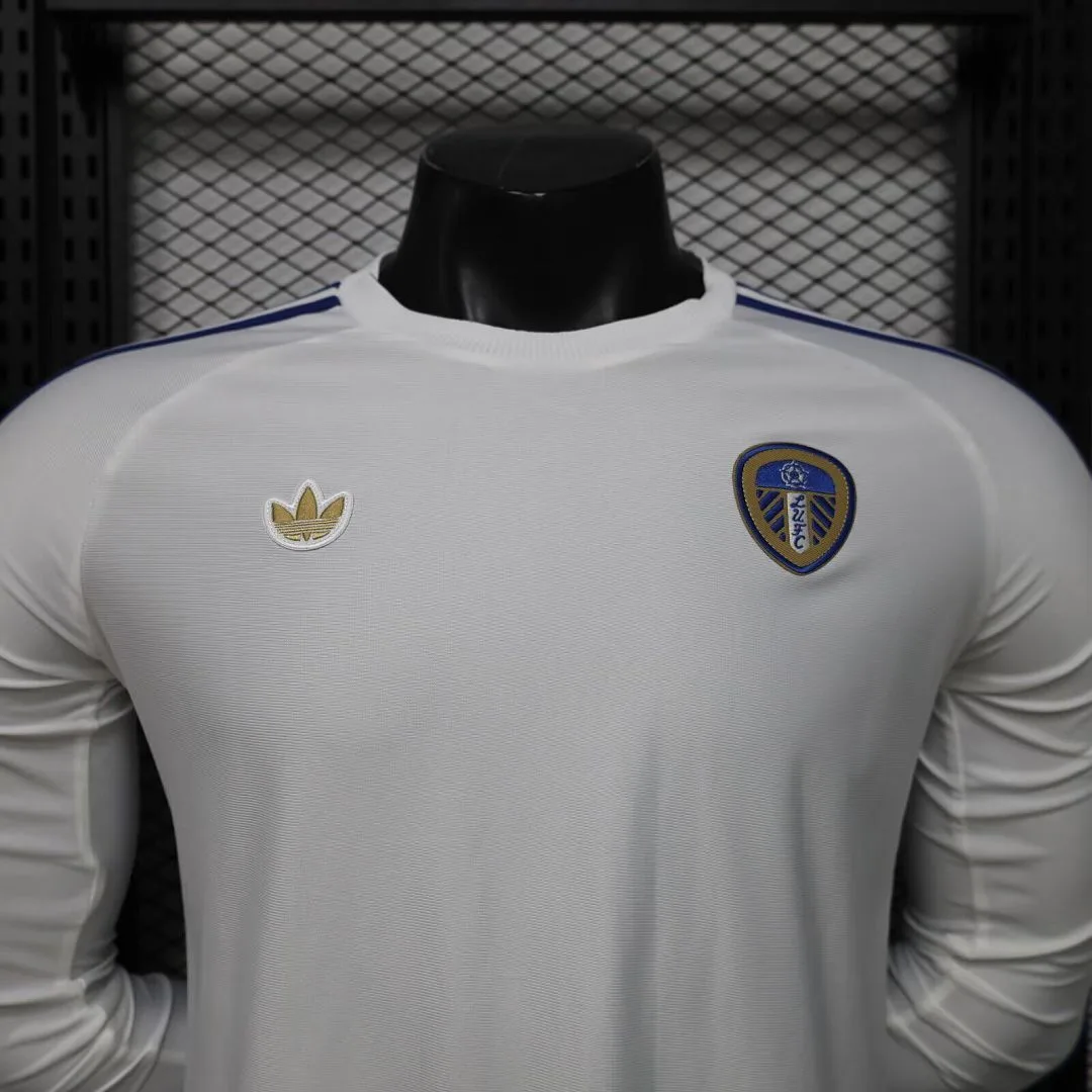 Leeds United 2025/26 Trikot Langarm White — 2