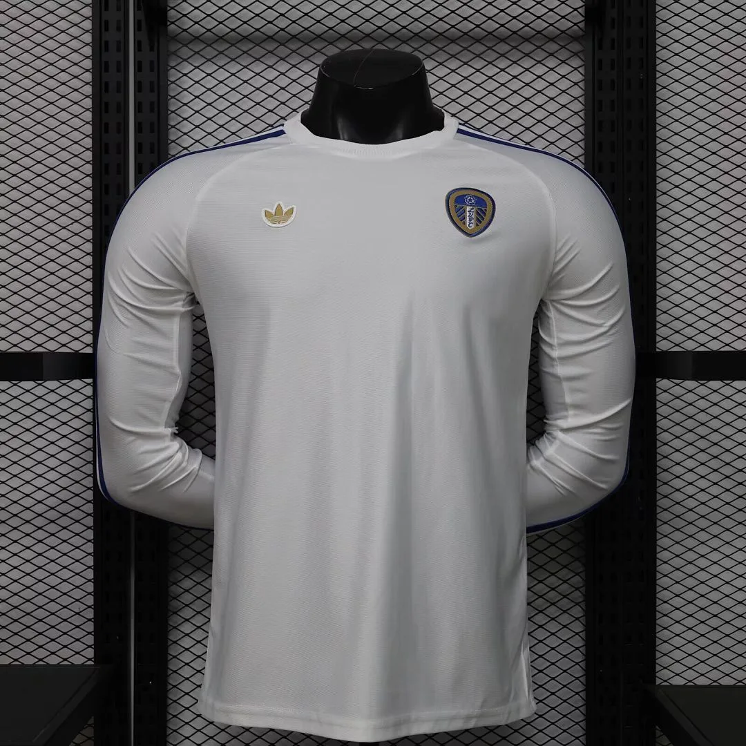 Leeds United 2025/26 Trikot Langarm White