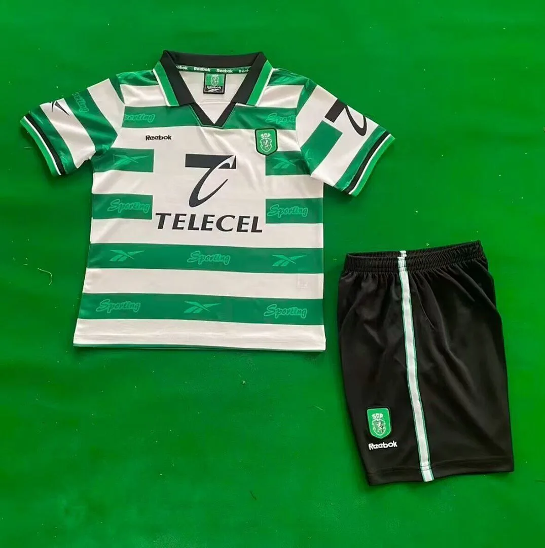 Sporting CP 1999/00 Primera Equipación Conjunto de Niño