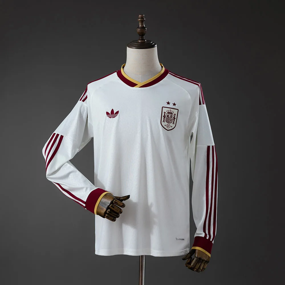 Espagne Extérieur Maillot Manches Longues