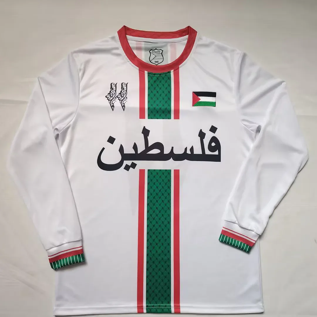 Palestine 2026/27 Maillot Manches Longues White — 1