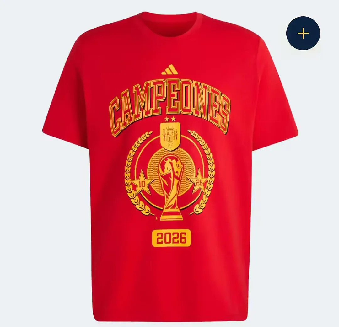 Espagne 2026 Maillot Champion Red — 2