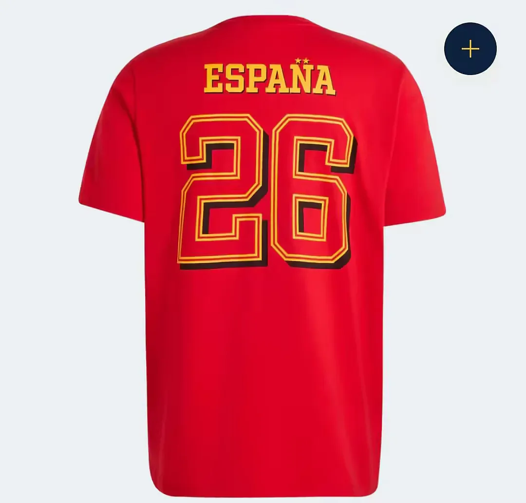 Espagne 2026 Maillot Champion Red