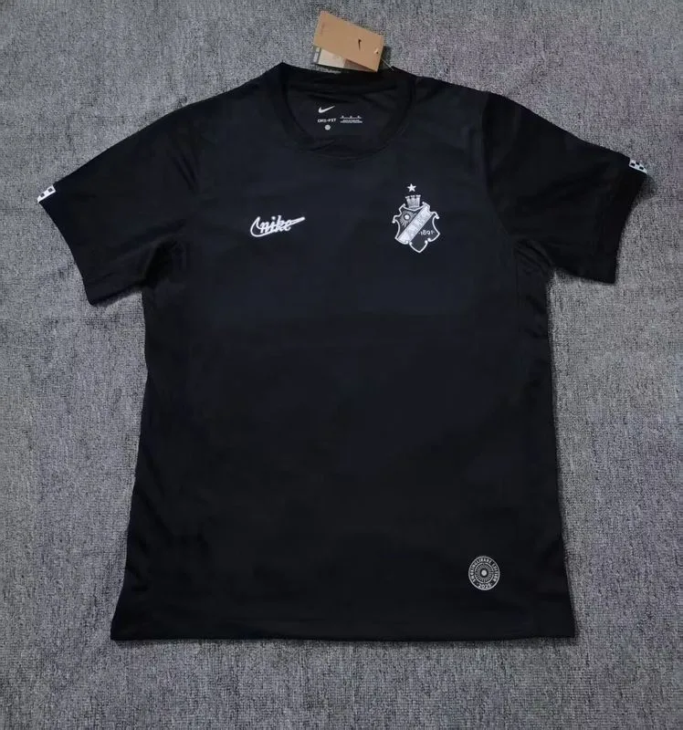AIK Solna 2025/26 Maillot Manches Courtes Black — 2