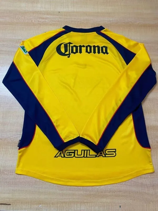 Club América 2001/02 Home Shirt Long Sleeve — 2