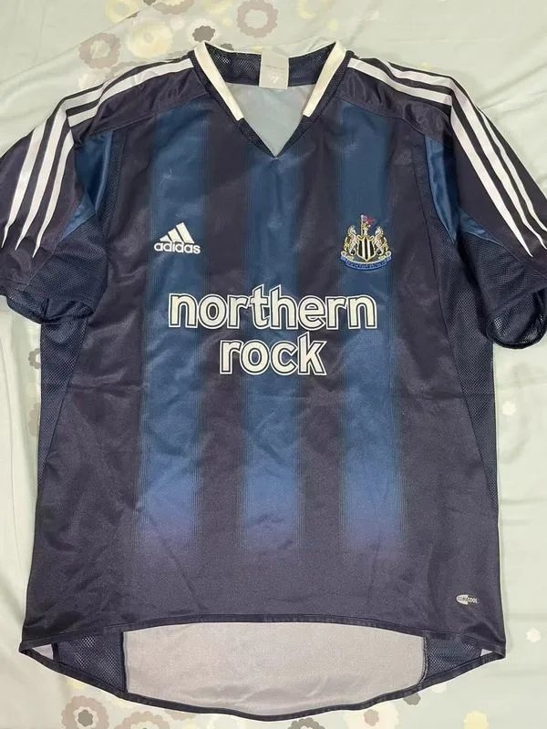 Newcastle United 2004/05 Away Shirt Blue — 2