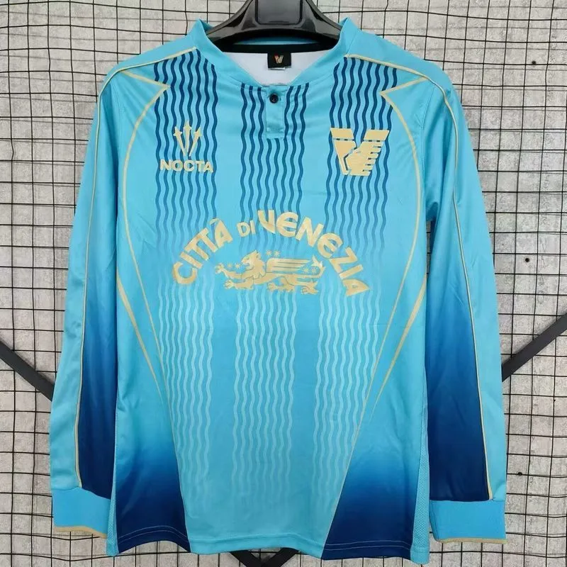 Venezia 2024/25 Third Maillot Manches Longues Blue — 2