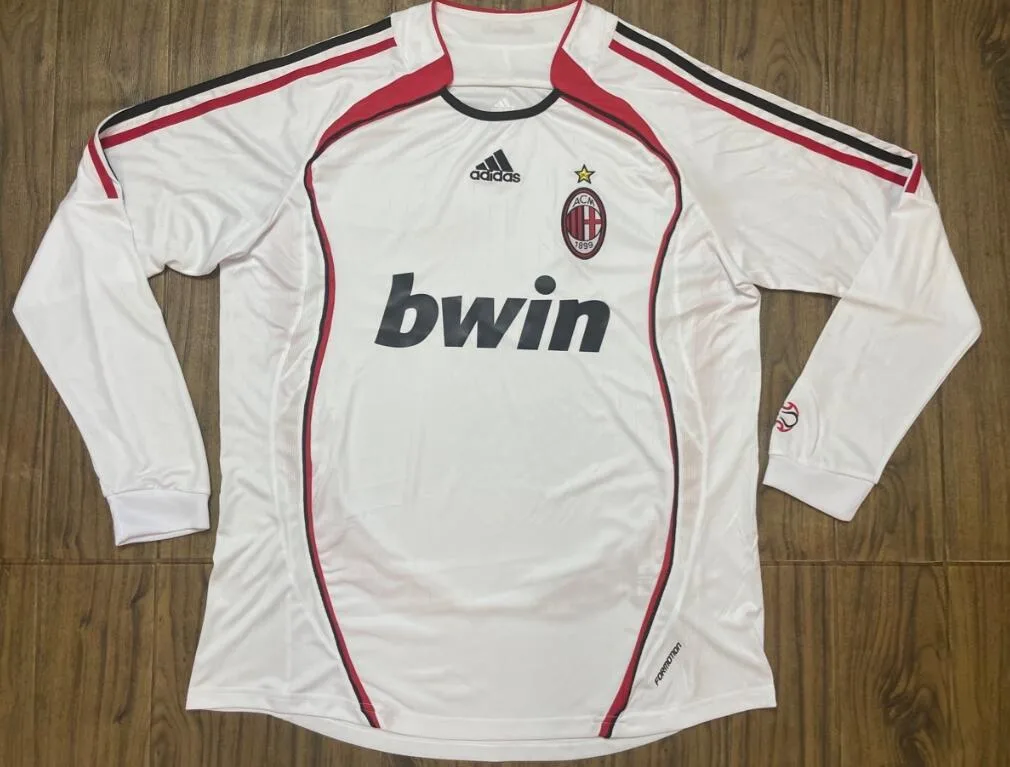 AC Milan 2007 Away Shirt Long Sleeve