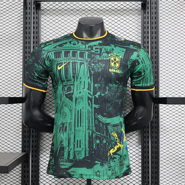 Brazil 2024 Shirt Player Version Special Edition Green — 1
