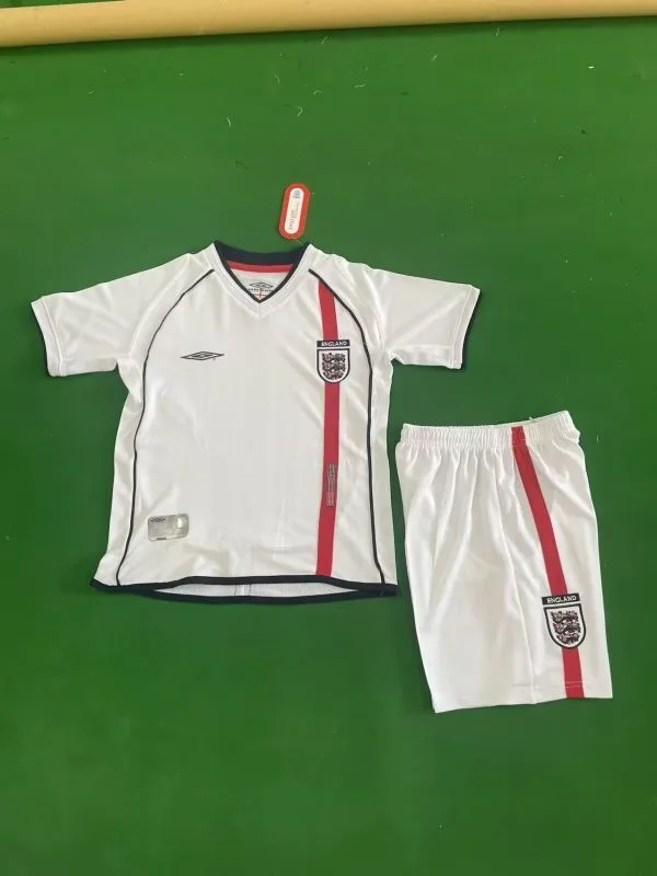 Inglaterra 2002 Primera Equipación Conjunto de Niño — 1