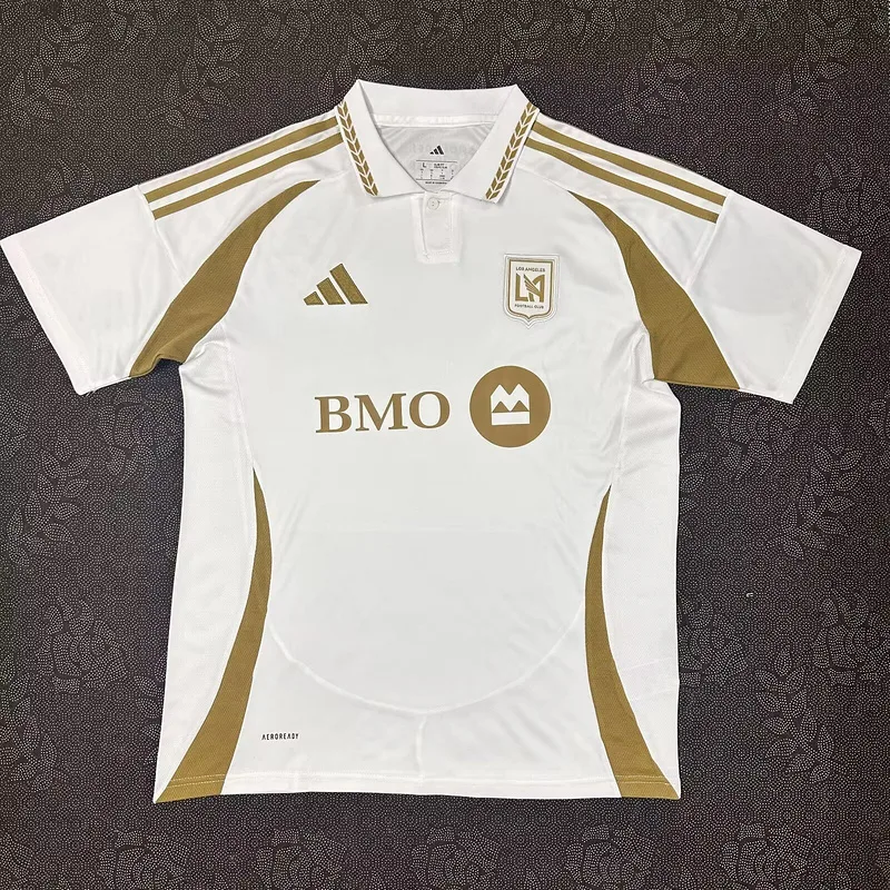 LA Galaxy 2025/26 Away Shirt Short Sleeve White — 2