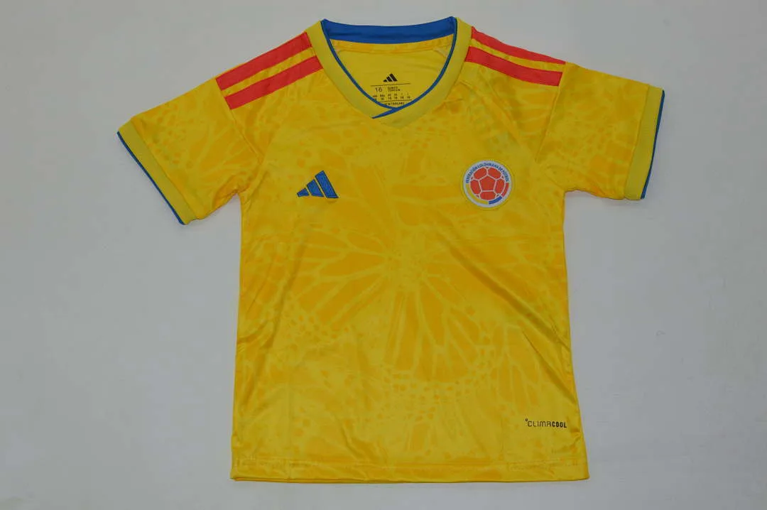 Colombia 2026 Home Kids Shorts Blue