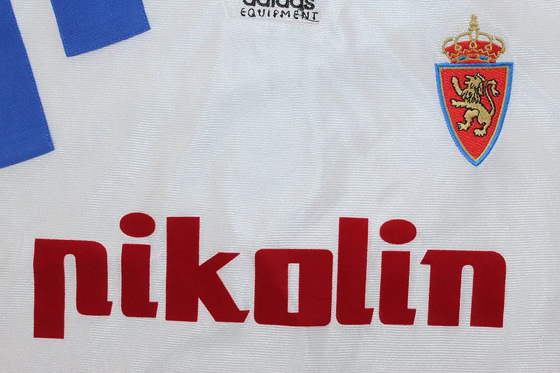 Real Zaragoza 1992/93 Heim Trikot White — 2