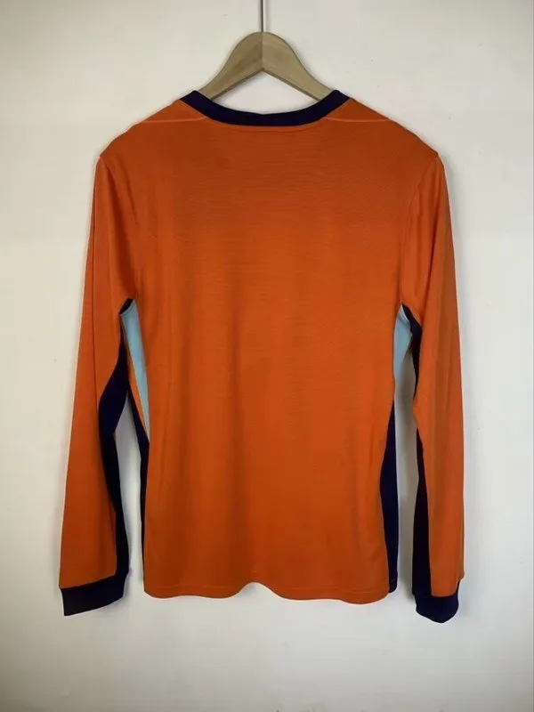 Pays-Bas 2024/25 Domicile Maillot Manches Longues — 2