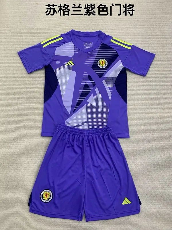 Écosse 2024 Gardien Ensemble Enfant Purple