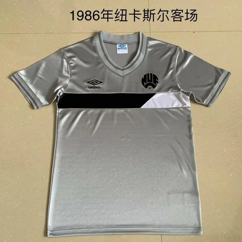 Newcastle United 1986/87 Extérieur Maillot Grey