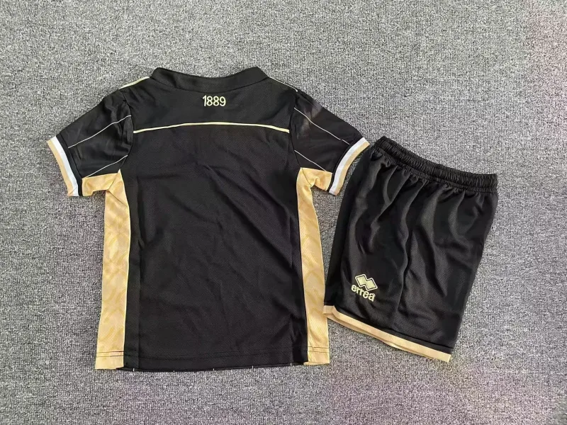 Sheffield United 2025/26 Goalkeeper Kids Kit Black — 2