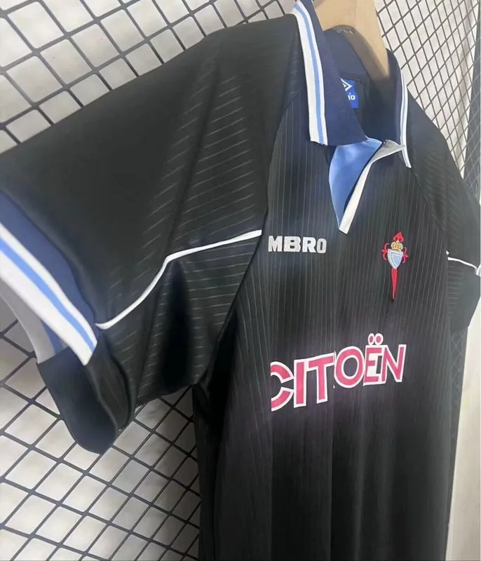 Celta Vigo 1997/98 Away Shirt Black