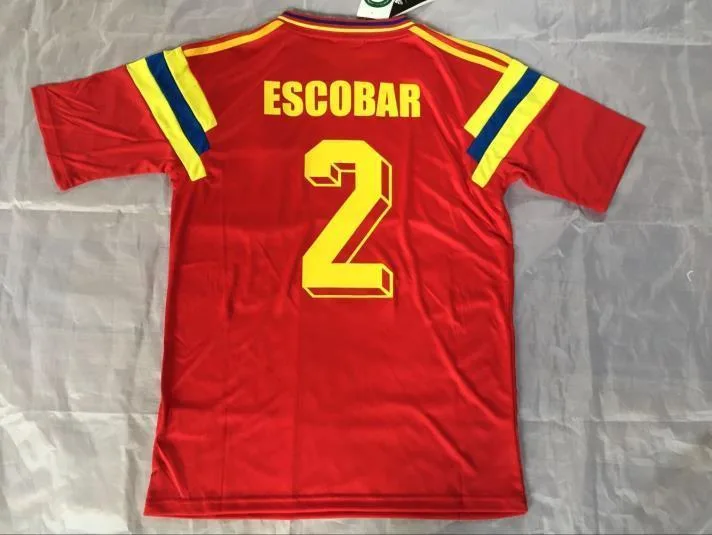 Kolumbien 1990 Trikot Red