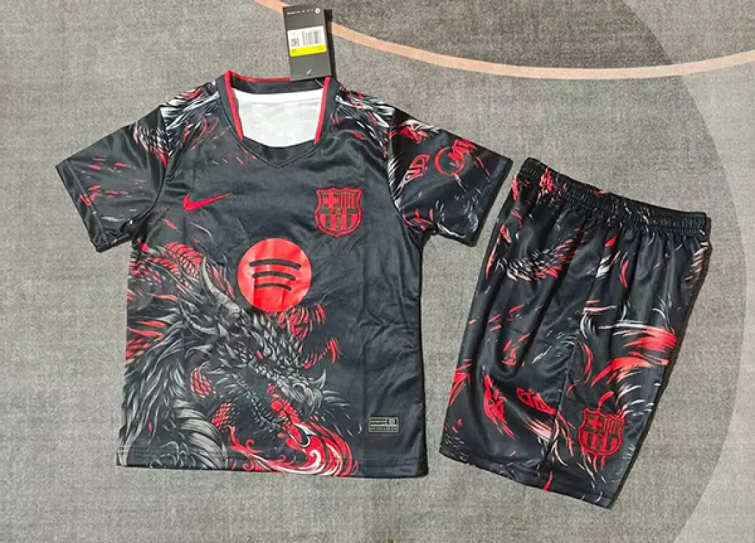 Barcelona 2026/27 Kids Kit Red — 1
