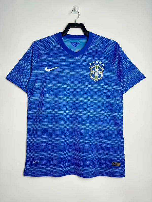 Brazil 2014 Away Shirt Blue — 1