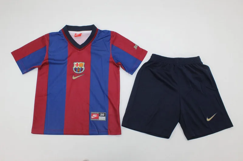 Barcelona 1998/99 Home Kids Kit — 1