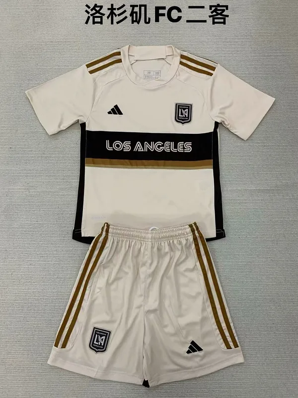 Los Angeles FC 2024/25 Conjunto de Niño White — 2