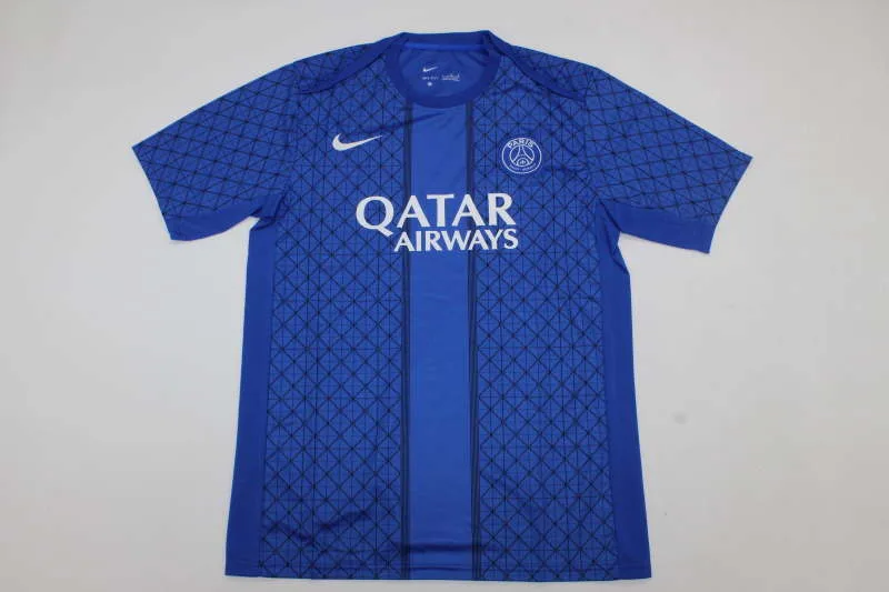 Paris Saint-Germain 2025/26 de Entrenamiento Camiseta Manga Corta Blue