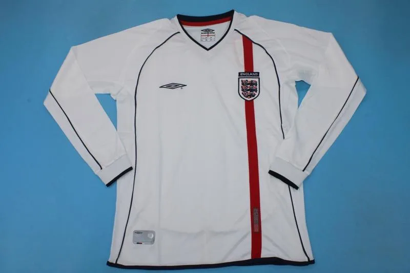 England 2002 Home Shirt Long Sleeve — 1