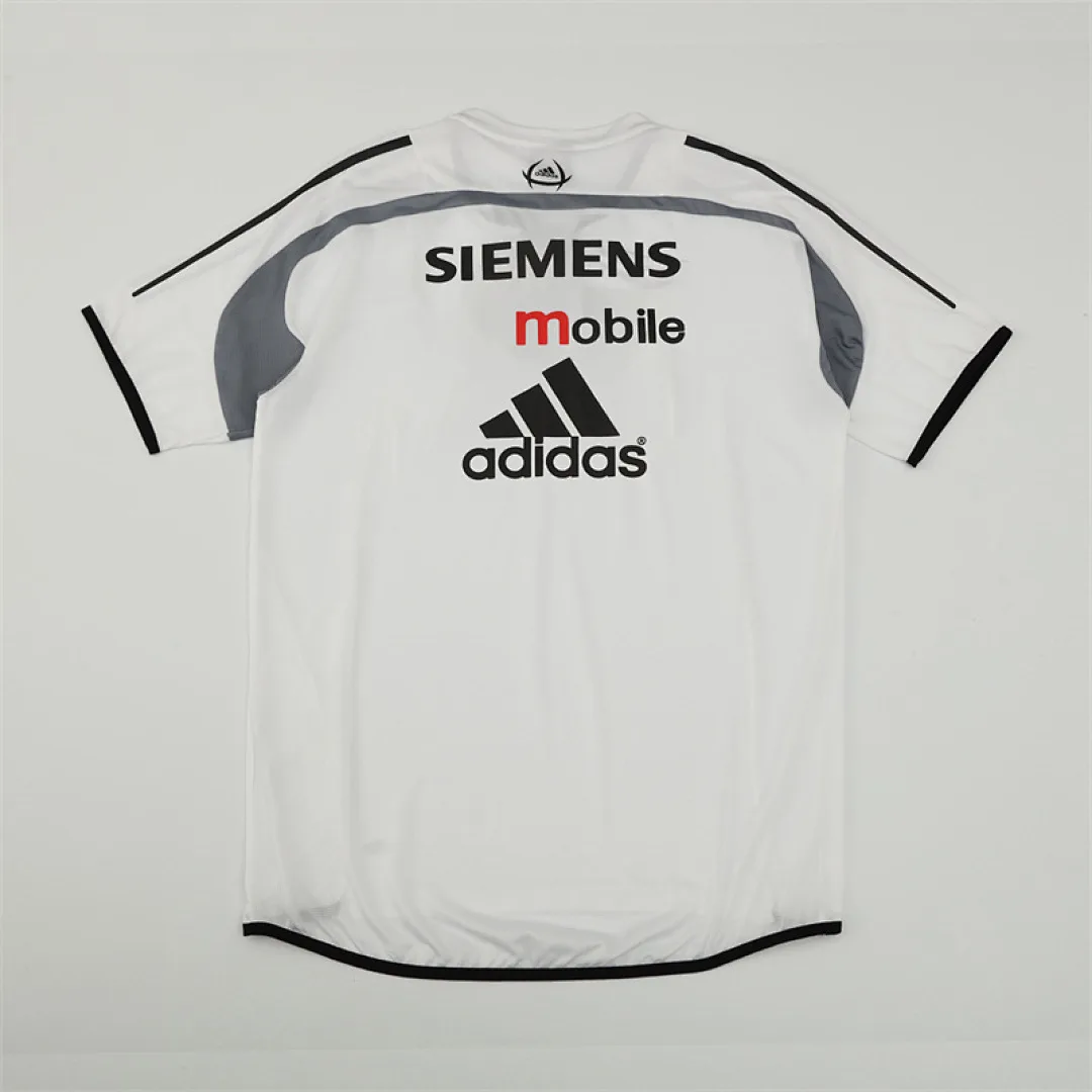 Real Madrid 2004/05 Training Shirt White — 2
