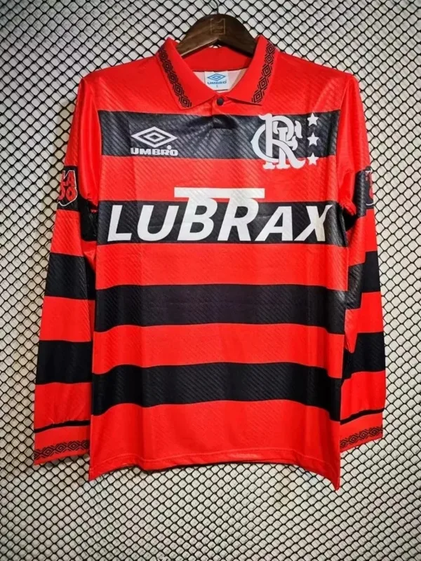 Flamengo 1994/95 Heim Trikot Langarm — 2