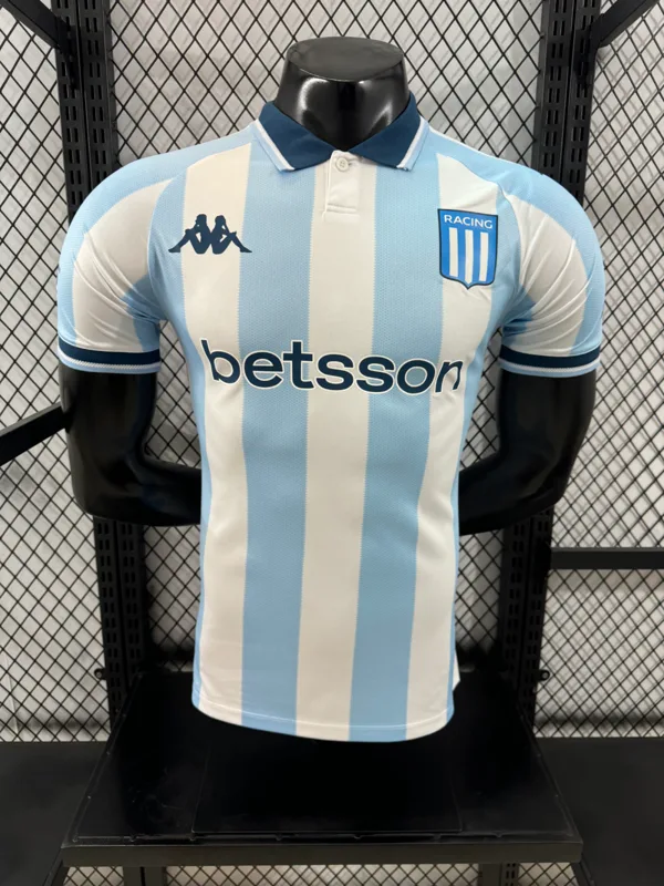 Racing Club 2025/26 Primera Equipación Camiseta Versión Jugador — 2